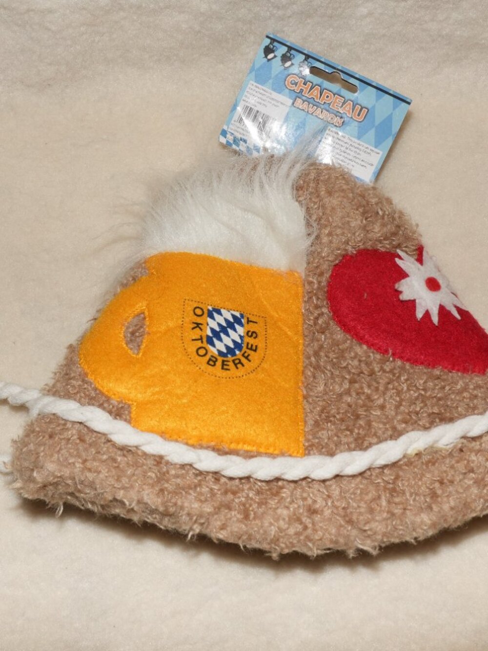 Oktoberfest Brewhouse Bash Hat NWT Festival Halloween Costume German Fun Hat